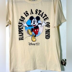 Disney 100 Mickey Mouse Shirt Adult XL
"Happiness Is A State Of Mind"
